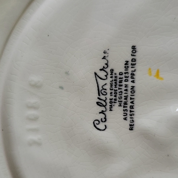Carlton Ware Plate, MCM, Vintage, Leaf - Picture 6 of 6